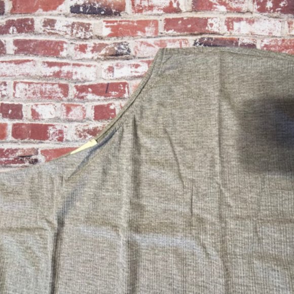 Grey One Shoulder Ribbed Draped Top - Picture 8 of 14